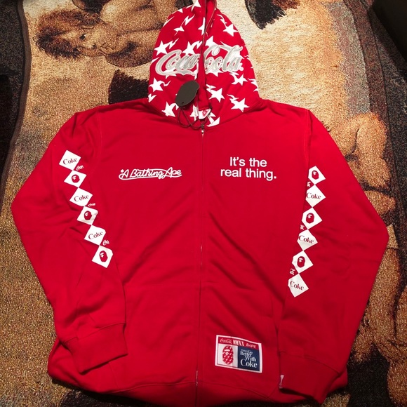 bape x coca cola hoodie